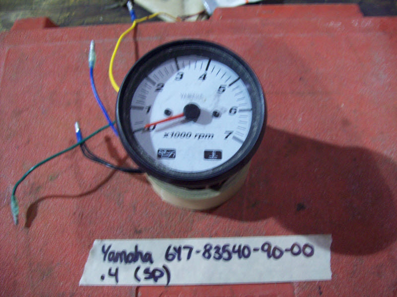 Yamaha Pro Series II Analog Tachometer White 7000 RPM 6Y7-83540-